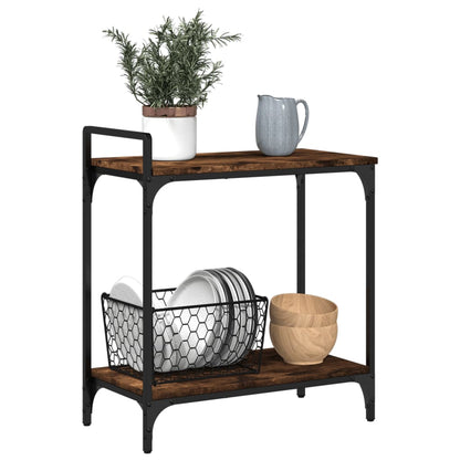 Kuchyňský Vozík 60,5X31X72,5 Cm Kompozitní Dřevo