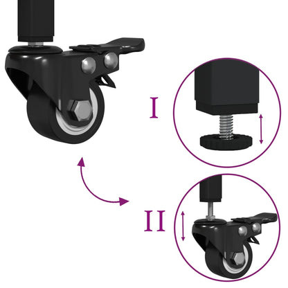 Kuchyňský Vozík 65 X 40 X 86,5 Cm Kompozitní Dřevo