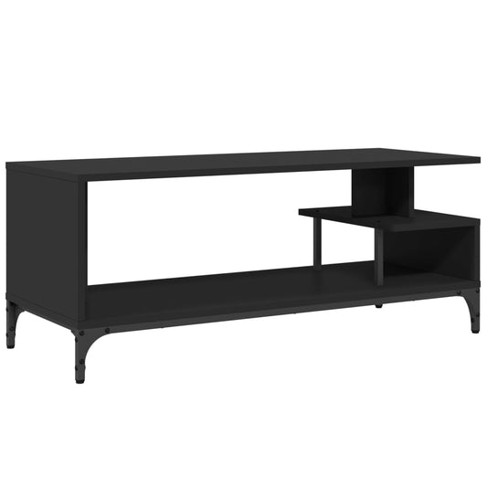 Tv Stolek Černý 102X40X41 Cm Kompozit A Práškově Lakovaná Ocel