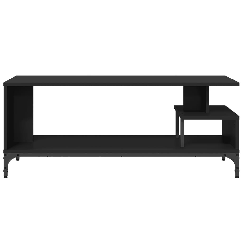 Tv Stolek Černý 102X40X41 Cm Kompozit A Práškově Lakovaná Ocel