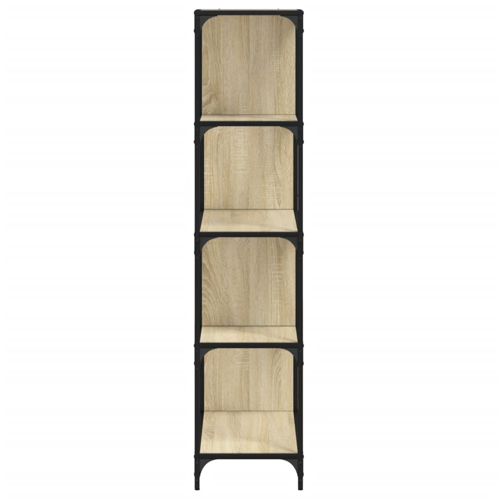 Knihovna Se 4 Schody Dub Sonoma 139 X 33,5 X 149 Cm Kompozit