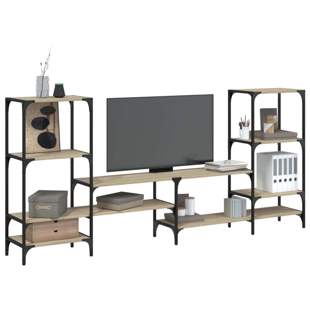 Tv Skříňka 206,5 X 28,5 X 95 Cm Kompozitní Dřevo