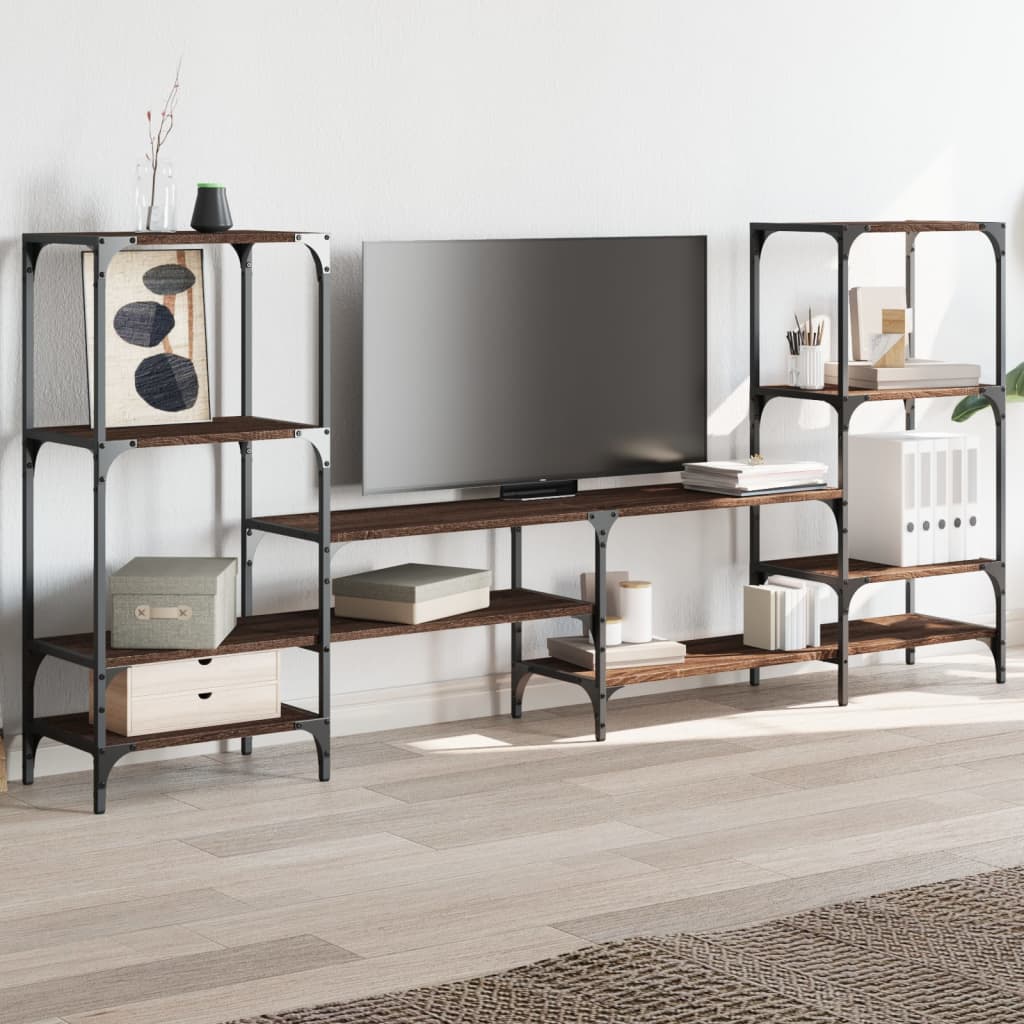 Tv Skříňka 206,5 X 28,5 X 95 Cm Kompozitní Dřevo