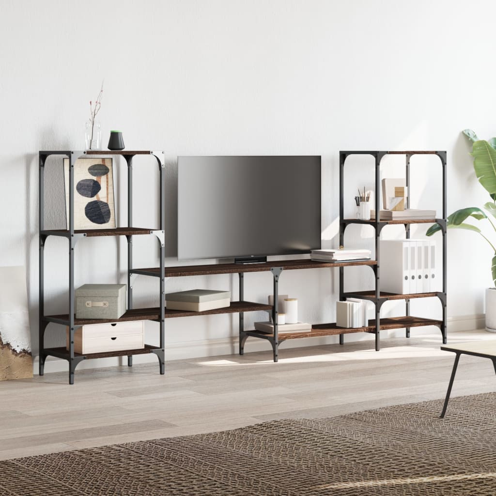 Tv Skříňka 206,5 X 28,5 X 95 Cm Kompozitní Dřevo