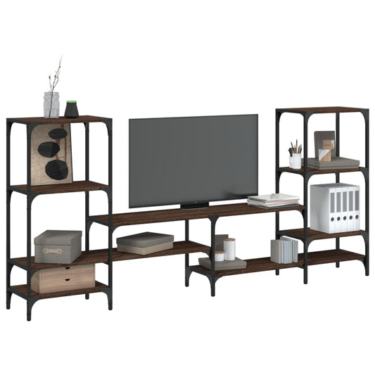 Tv Skříňka 206,5 X 28,5 X 95 Cm Kompozitní Dřevo