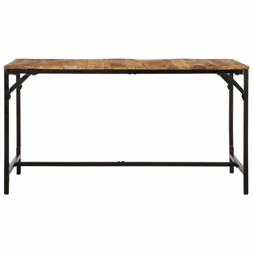 Jídelní Stůl 140X70X75 Cm Masivní Dřevo, Surové Mango
