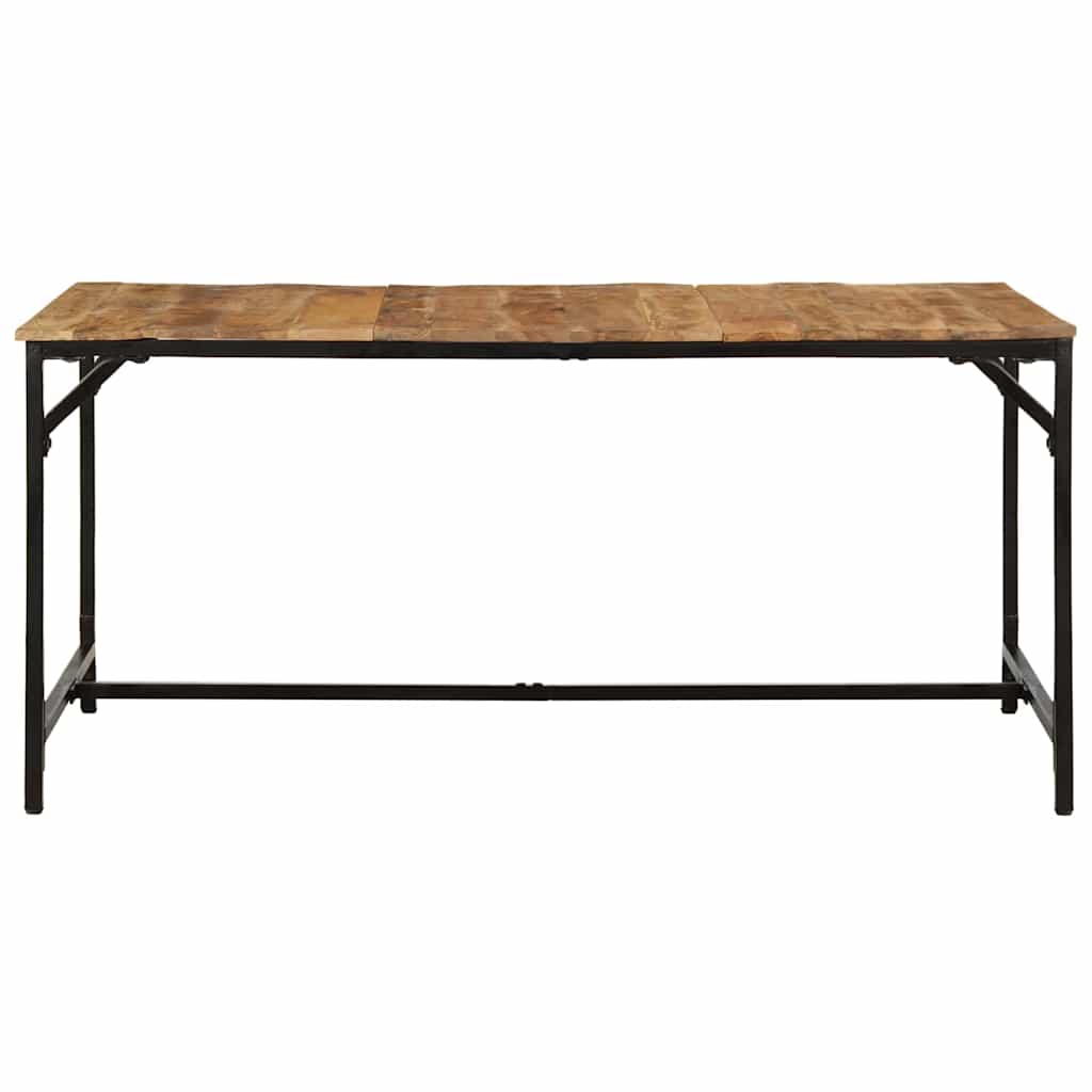 Jídelní Stůl 160X80X75 Cm Masivní Dřevo, Surové Mango