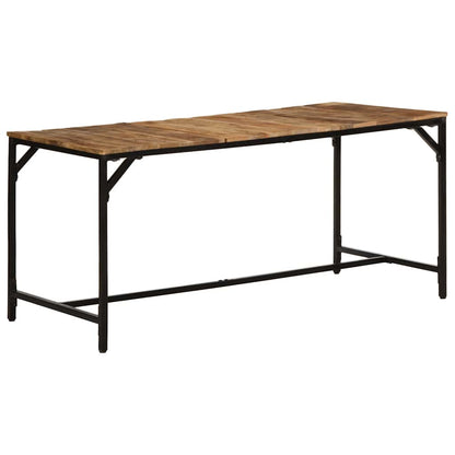 Jídelní Stůl 160X80X75 Cm Masivní Dřevo, Surové Mango