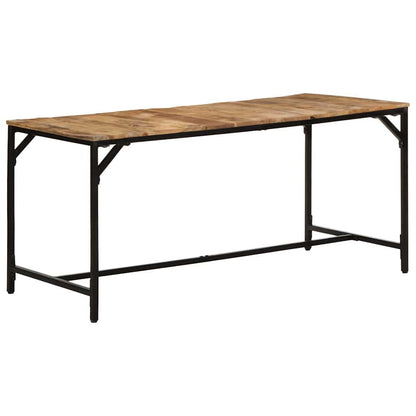 Jídelní Stůl 160X80X75 Cm Masivní Dřevo, Surové Mango