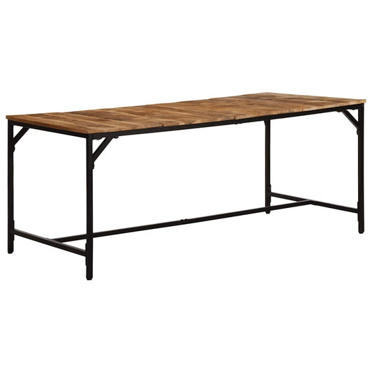 Jídelní Stůl 180X90X75 Cm Masivní Dřevo, Surové Mango