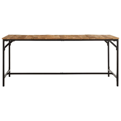Jídelní Stůl 180X90X75 Cm Masivní Dřevo, Surové Mango