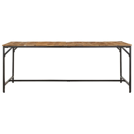 Jídelní Stůl 200X100X75 Cm Masivní Dřevo, Surové Mango