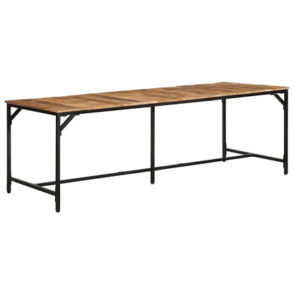 Jídelní Stůl 220X90X75 Cm Masivní Dřevo, Surové Mango
