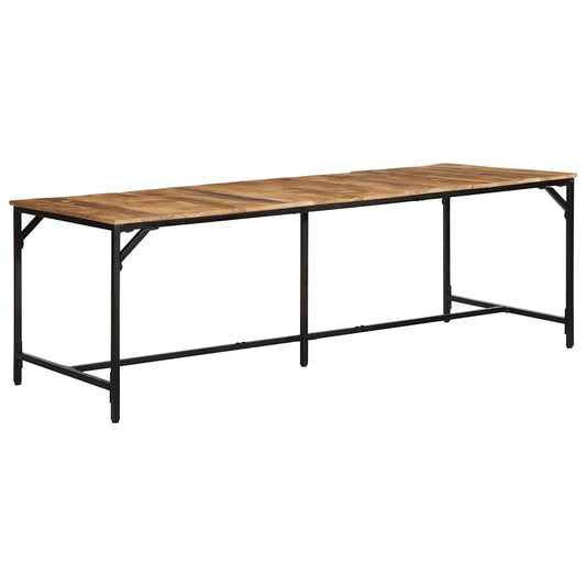 Jídelní Stůl 220X90X75 Cm Masivní Dřevo, Surové Mango