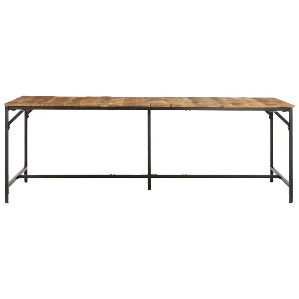 Jídelní Stůl 220X90X75 Cm Masivní Dřevo, Surové Mango