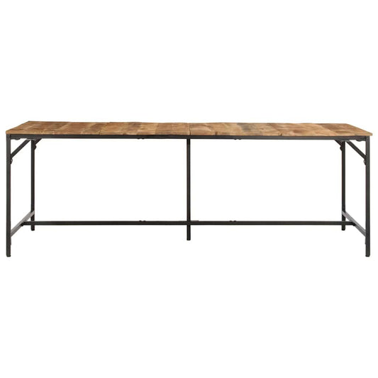 Jídelní Stůl 220X90X75 Cm Masivní Dřevo, Surové Mango