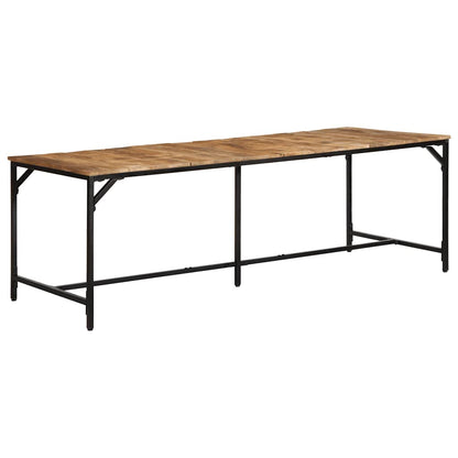 Jídelní Stůl 220X90X75 Cm Masivní Dřevo, Surové Mango