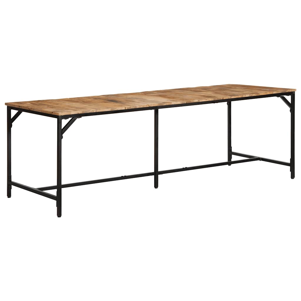 Jídelní Stůl 220X90X75 Cm Masivní Dřevo, Surové Mango