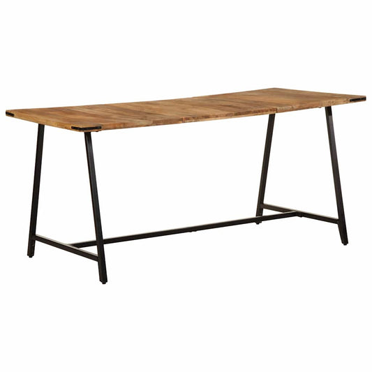 Jídelní Stůl 160 X 80 X 75 Cm Masivní Mangovníkové Dřevo