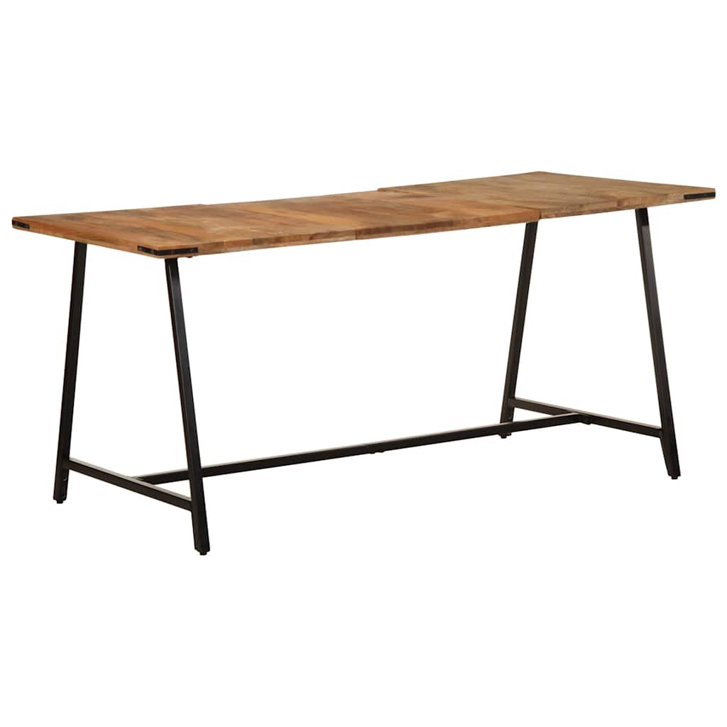 Jídelní Stůl 160 X 80 X 75 Cm Masivní Mangovníkové Dřevo