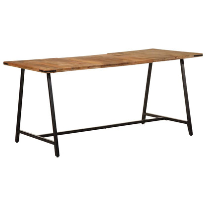 Jídelní Stůl 160 X 80 X 75 Cm Masivní Mangovníkové Dřevo