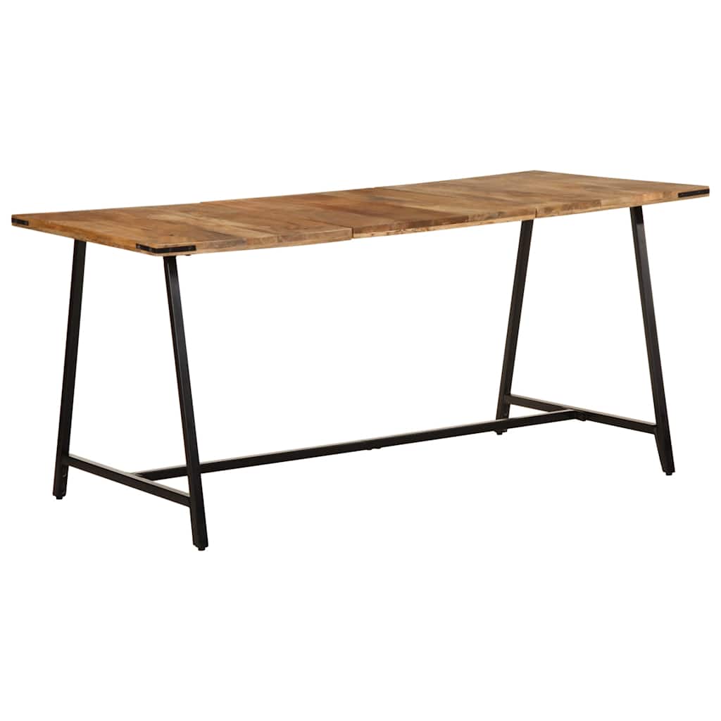 Jídelní Stůl 160 X 80 X 75 Cm Masivní Mangovníkové Dřevo
