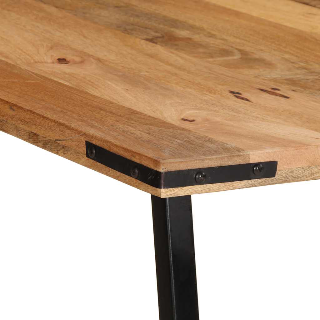 Jídelní Stůl 200 X 100 X 75 Cm Masivní Mangovníkové Dřevo