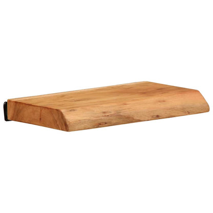 Nástěnné Police 2 Ks 30X20X3,5 Cm Masivní Dřevo Akácie