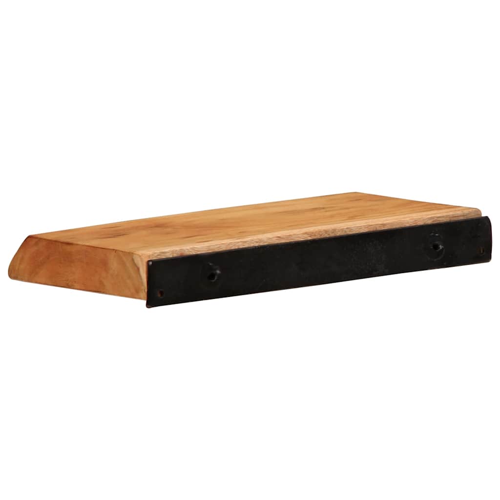Nástěnné Police 2 Ks 30X20X3,5 Cm Masivní Dřevo Akácie
