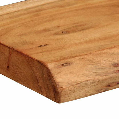 Nástěnné Police 2 Ks 30X20X3,5 Cm Masivní Dřevo Akácie