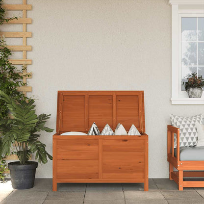 Zahradní Úložný Box Hnědý 50X49X56,5 Cm Masivní Jedlové Dřevo