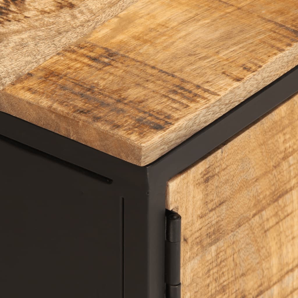 Tv Skříňka 110 X 35 X 40 Cm Masivní Hrubé Mangovníkové Dřevo