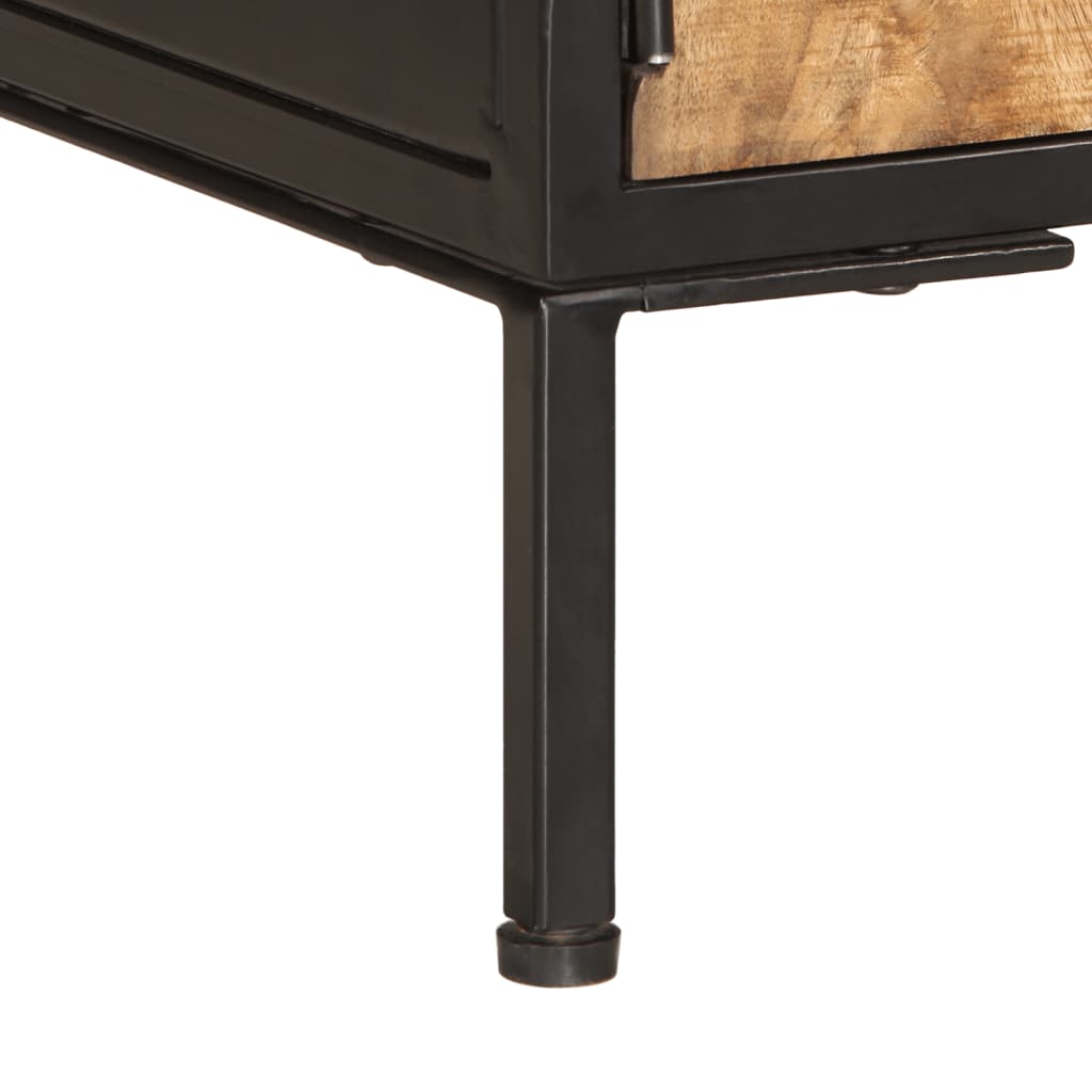 Tv Skříňka 110 X 35 X 40 Cm Masivní Hrubé Mangovníkové Dřevo