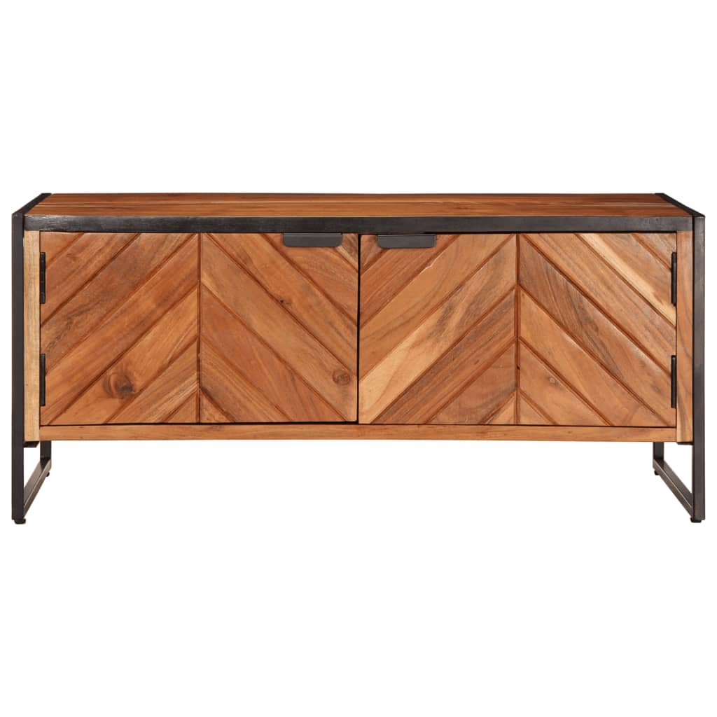 Konferenční Stolek 90 X 55 X 40 Cm Masivní Akáciové Dřevo