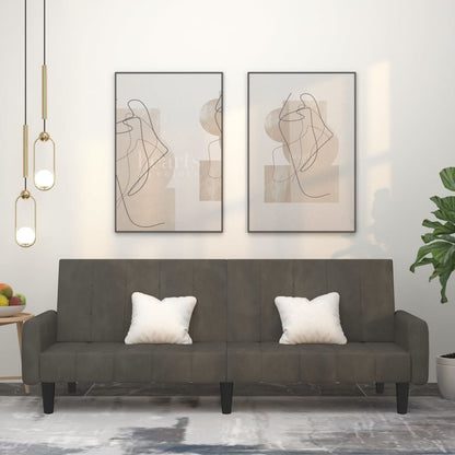 2Místná Rozkládací Pohovka Samet