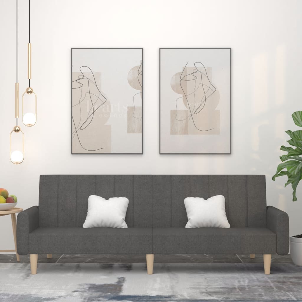 2Místná Rozkládací Pohovka Textil