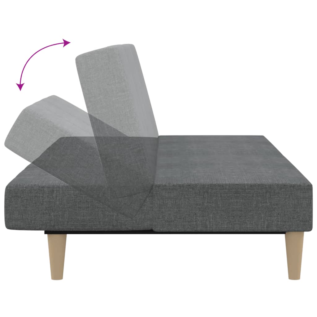 2Místná Rozkládací Pohovka Textil