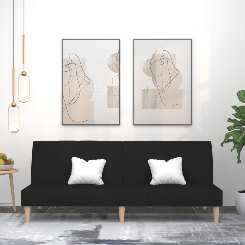 2Místná Rozkládací Pohovka Textil