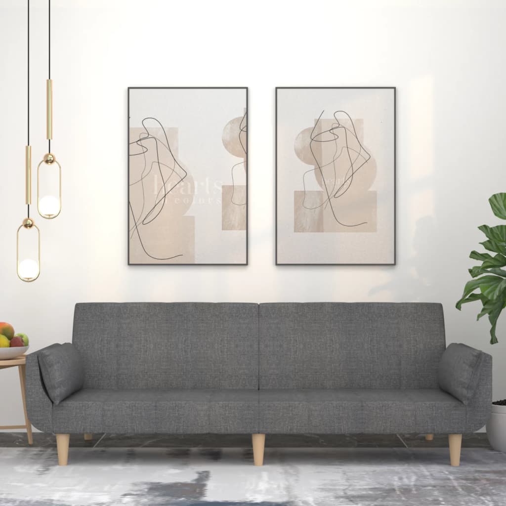 2Místná Rozkládací Pohovka Textil