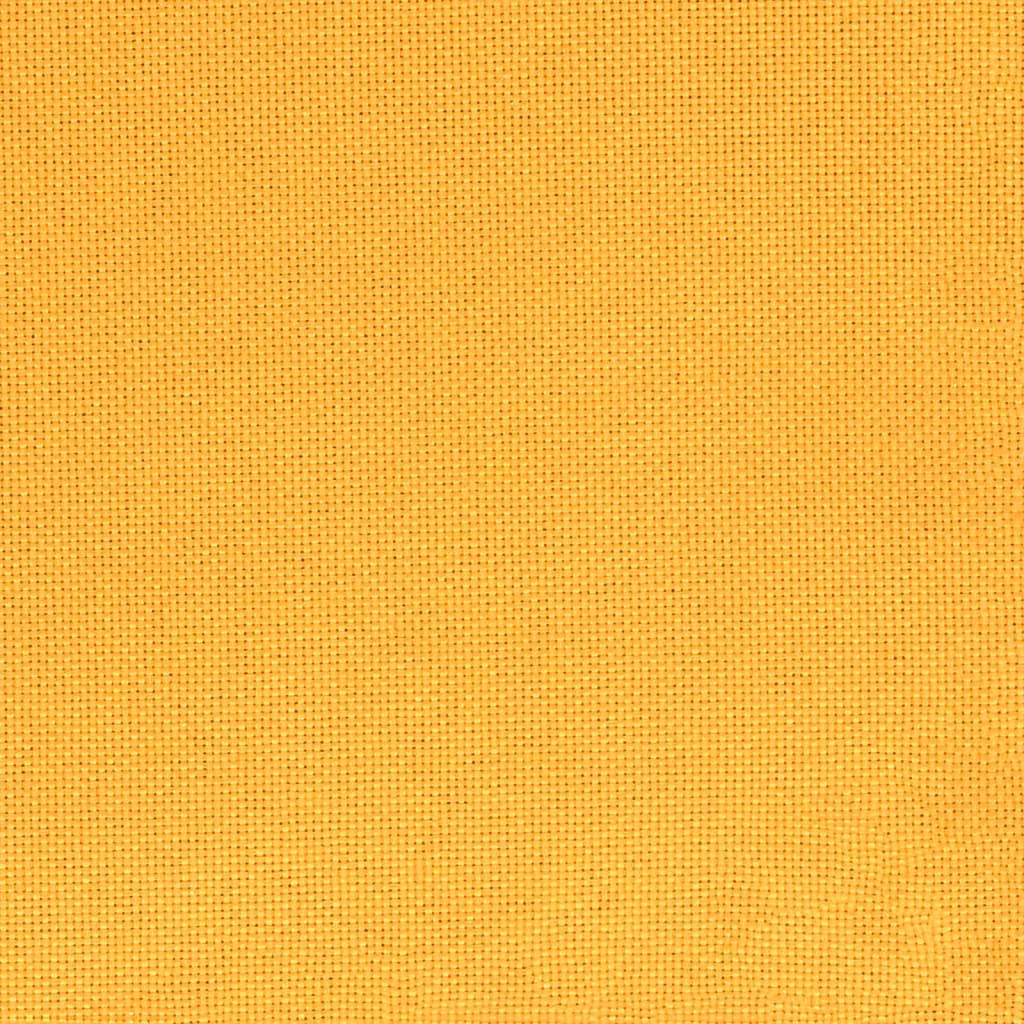 2Místná Rozkládací Pohovka Se 2 Polštáři Žlutá Textil
