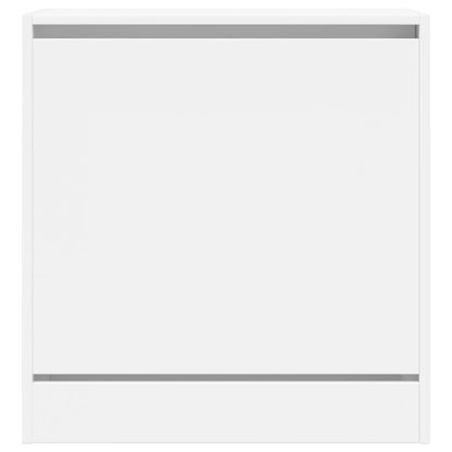 Botník Bílý 60 X 34 X 63,5 Cm Kompozitní Dřevo