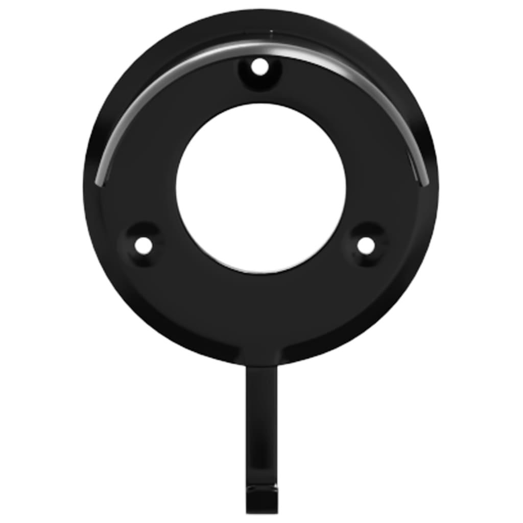 Věšáky Na Uzdy 3 Ks Nástěnné Černé Železo