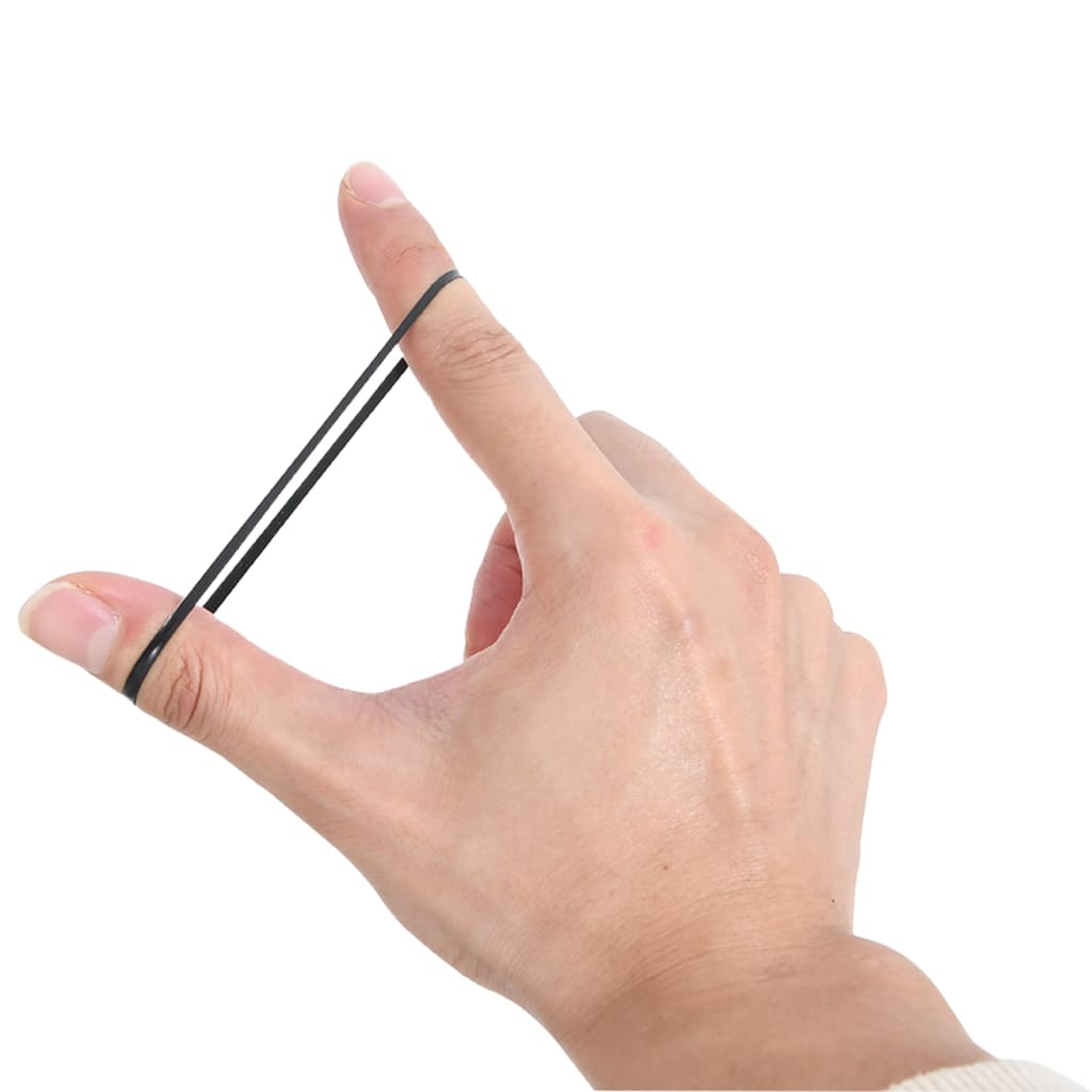 Gumičky Na Hřívu 500 Ks Černé Silikon Šedá