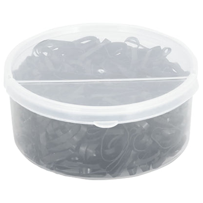 Gumičky Na Hřívu 500 Ks Černé Silikon Šedá