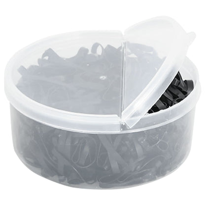 Gumičky Na Hřívu 500 Ks Černé Silikon Šedá