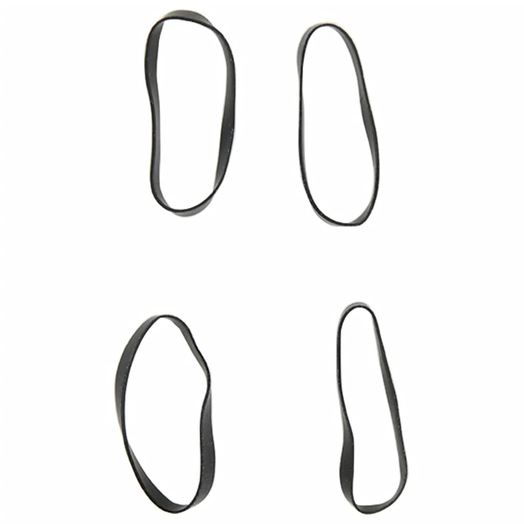 Gumičky Na Hřívu 500 Ks Černé Silikon Šedá