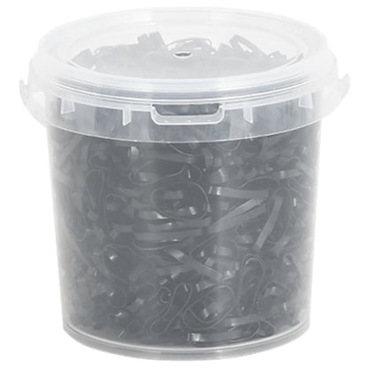 Gumičky Na Hřívu 1 500 Ks Černé Silikon Zelená