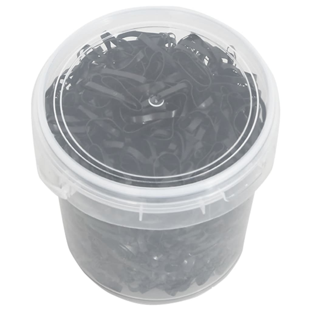 Gumičky Na Hřívu 1 500 Ks Černé Silikon Zelená