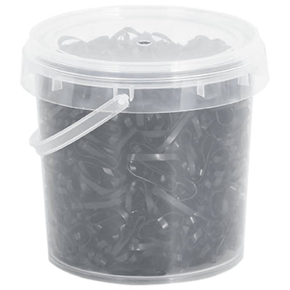 Gumičky Na Hřívu 1 500 Ks Černé Silikon Zelená