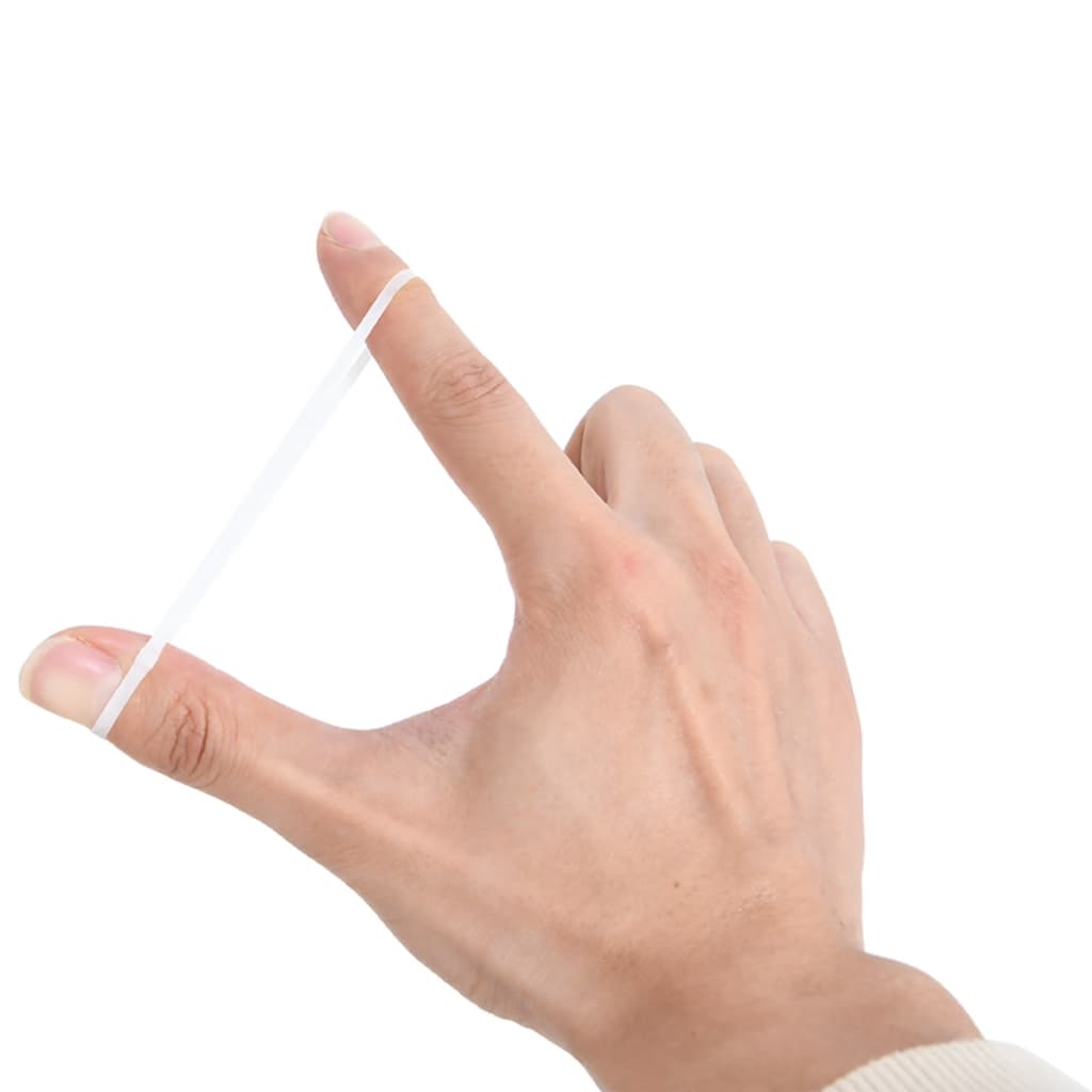 Gumičky Na Hřívu 2 500 Ks Bílé Silikon